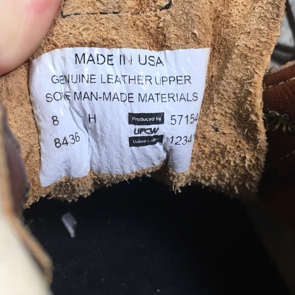 Field N Forest 8436 Independence Brown Leather Work Soft Toe Mens Boots Size 8 - Picture 10 of 10